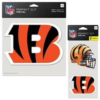 WinCraft Cincinnati Bengals Three-Pack Perfect Cut Decal Sheet