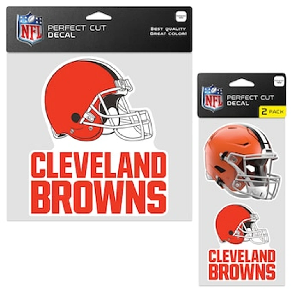 WinCraft Cleveland Browns Perfect Cut Decal Two-Pack Set