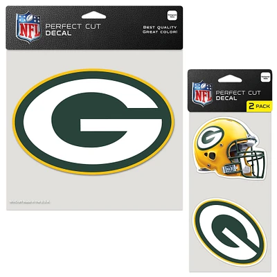 WinCraft Green Bay Packers Perfect Cut Decal Two-Pack Set