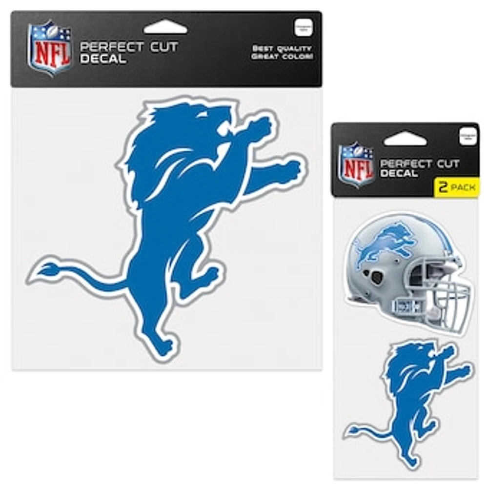 WinCraft Detroit Lions Perfect Cut Decal Two-Pack Set