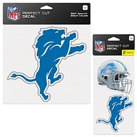 WinCraft Detroit Lions Perfect Cut Decal Two-Pack Set