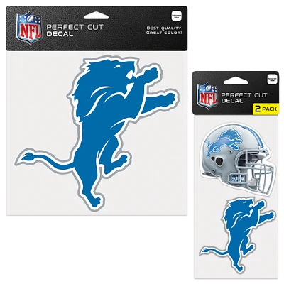 WinCraft Detroit Lions Perfect Cut Decal Two-Pack Set