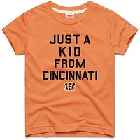 Youth Homage  Orange Cincinnati Bengals Just a Kid Tri-Blend T-Shirt