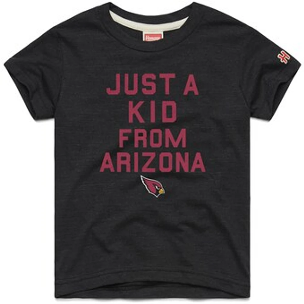 Youth Homage  Black Arizona Cardinals Just a Kid Tri-Blend T-Shirt