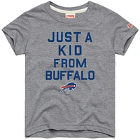 Youth Homage  Gray Buffalo Bills Just a Kid Tri-Blend T-Shirt