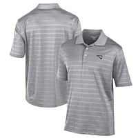 Men's Champion Gray Carroll University Pioneers Textured Solid Polo