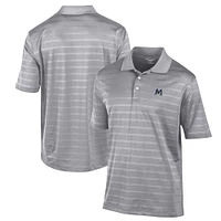 Men's Champion Gray Mount St. Mary's Mountaineers Textured Solid Polo