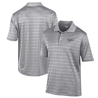 Men's Champion Gray Niagara Purple Eagles Textured Solid Polo