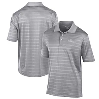 Men's Champion Gray Santa Clara Broncos Textured Solid Polo
