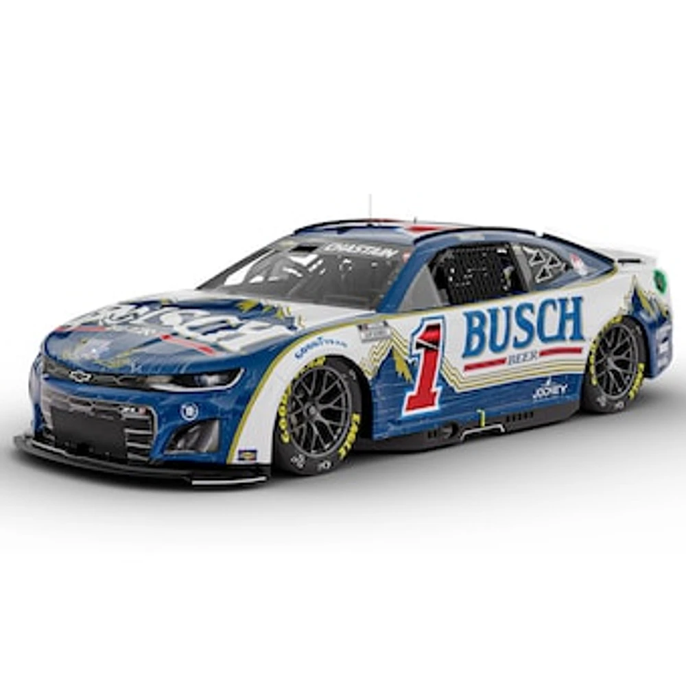 Action Racing Ross Chastain 2024 #1 Retro Busch Beer 1:64 Foil Number Die-Cast Chevrolet Camaro