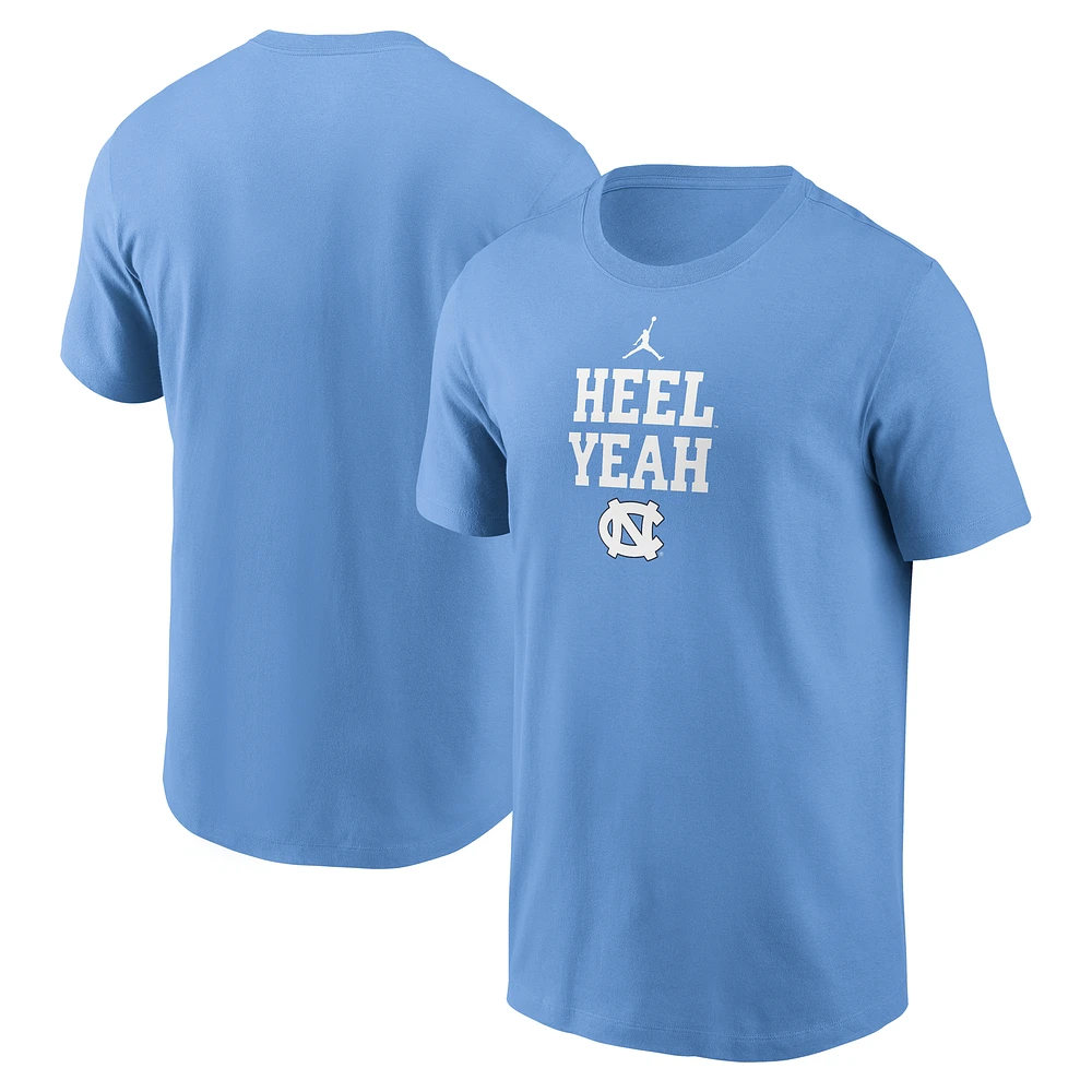 Men's Jordan Brand Carolina Blue North Tar Heels 2025 Sideline Mantra Performance T-Shirt