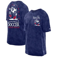 Men's New Era Navy USMNT Old School Sport Mineral Wash T-Shirt