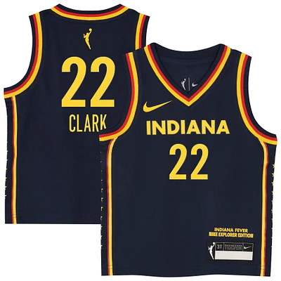 Preschool  Nike Caitlin Clark Navy Indiana Fever Explorer Edition Victory Jersey
