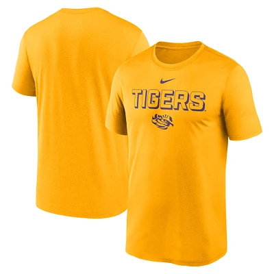 Men's Nike Gold LSU Tigers 2025 Sideline Legend Performance T-Shirt