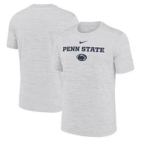Men's Nike Ash Penn State Nittany Lions 2025 Sideline Velocity Performance T-Shirt