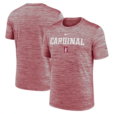 Men's Nike Cardinal Stanford 2025 Sideline Velocity Performance T-Shirt