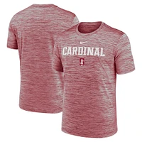 Men's Nike Cardinal Stanford 2025 Sideline Velocity Performance T-Shirt