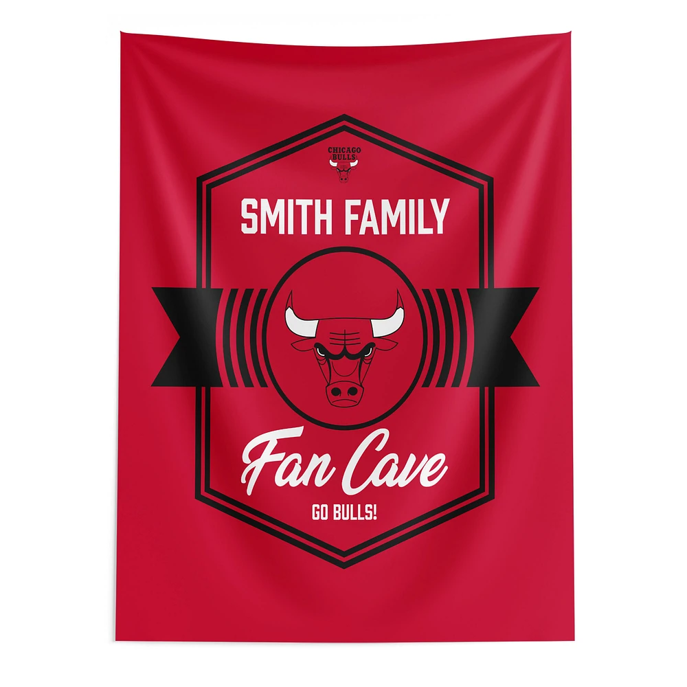 The Northwest Group Chicago Bulls 50" x 60" Personalized Wall Hanging