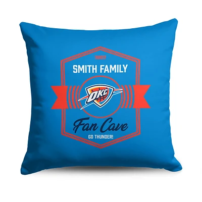 The Northwest Group Oklahoma City Thunder 18" x 18" Personalized Dominion Throw Pillow