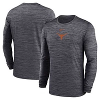Men's Nike Texas Longhorns 2025 Sideline Velocity Performance Long Sleeve T-Shirt