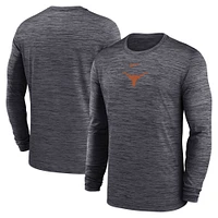 Men's Nike Texas Longhorns 2025 Sideline Velocity Performance Long Sleeve T-Shirt