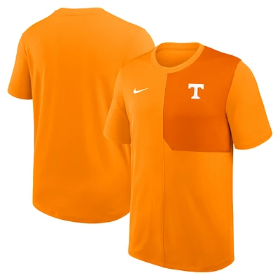 Men's Nike Tennessee Orange Volunteers 2025 Sideline UV Performance Coach T-Shirt