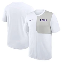Men's Nike LSU Tigers 2025 Sideline UV Performance Coach T-Shirt