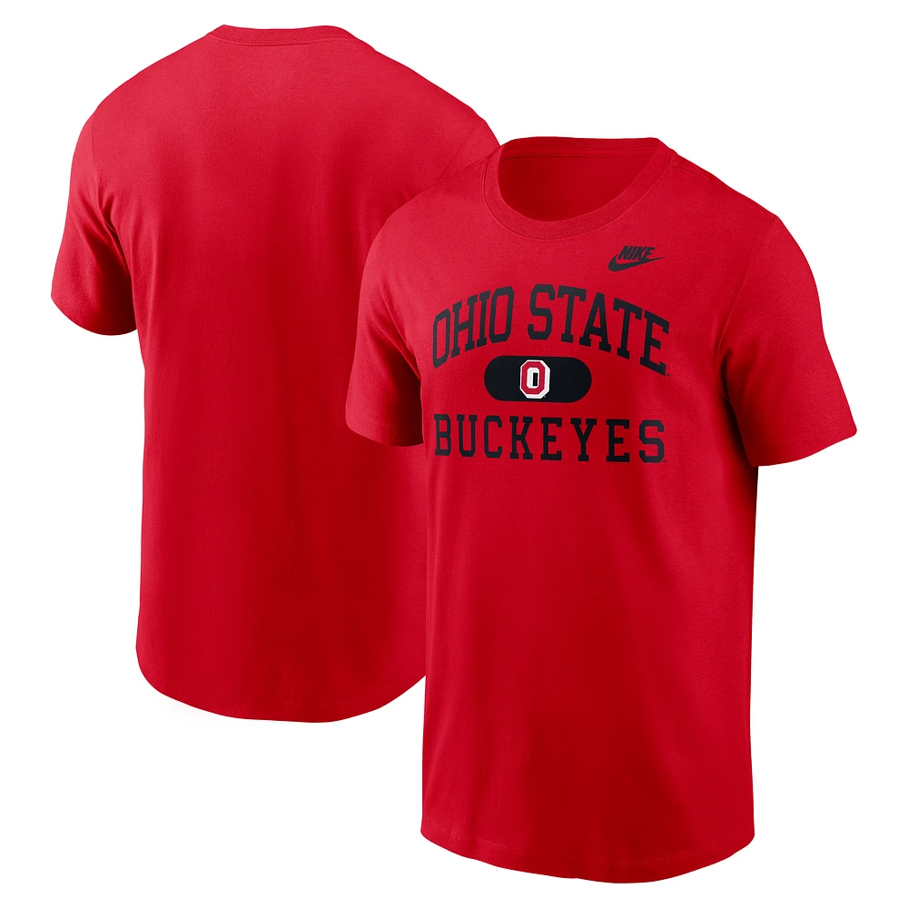 Men's Nike Scarlet Ohio State Buckeyes Legacy Alma Mater T-Shirt