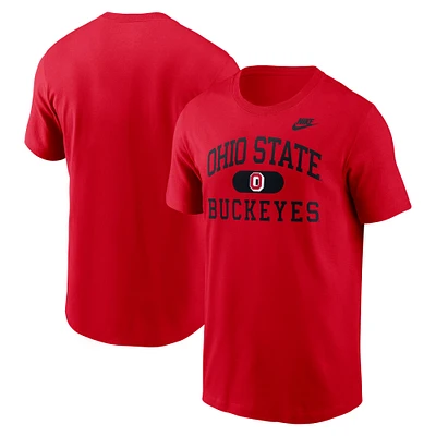Men's Nike Scarlet Ohio State Buckeyes Legacy Alma Mater T-Shirt