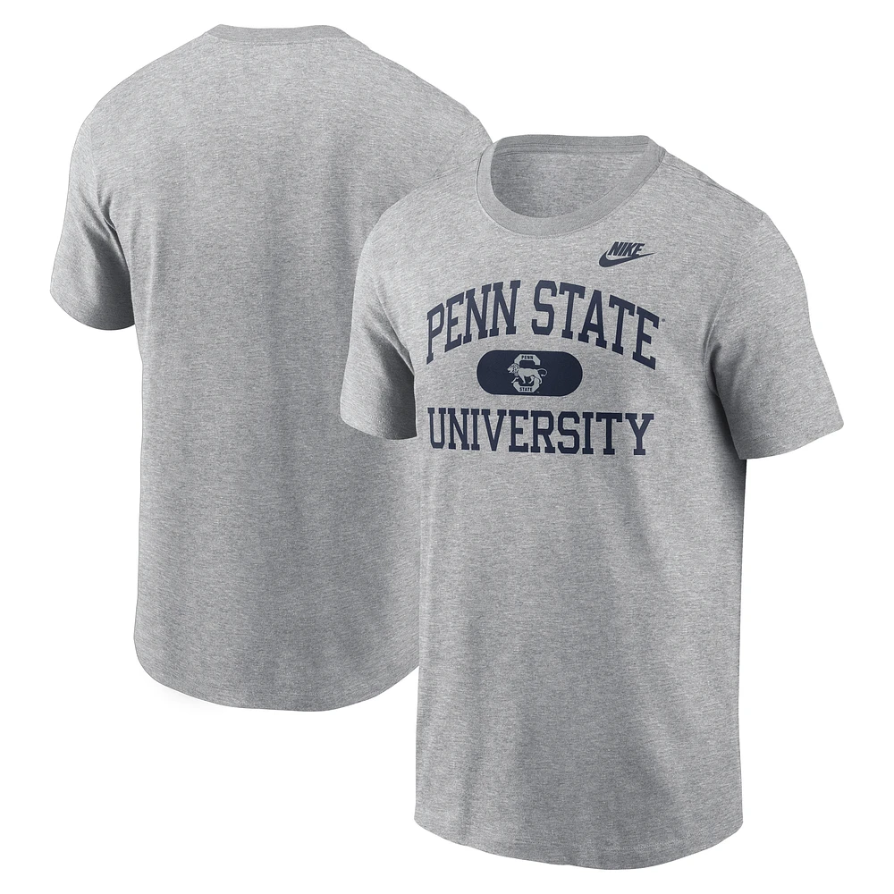Men's Nike Heather Charcoal Penn State Nittany Lions Legacy Alma Mater T-Shirt