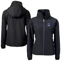 Women's Cutter & Buck  Black Duke Blue Devils Charter Eco Recycled Full-Zip Jacket