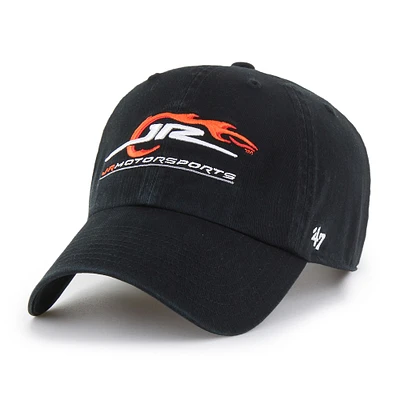 Men's '47  Black JR Motorsports  Clean Up Adjustable Hat