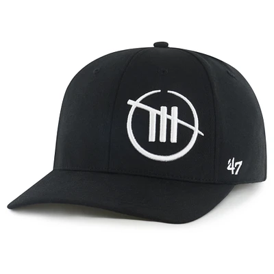 Men's '47  Black TRACKHOUSE RACING Trophy Flex Hat