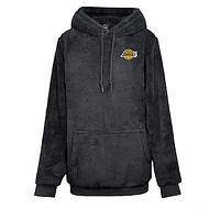 Unisex the Best Hoodie World By Jill Martin Black Los Angeles Lakers Oversized Lounge Pullover