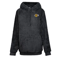 Unisex the Best Hoodie World By Jill Martin Black Los Angeles Lakers Oversized Lounge Pullover