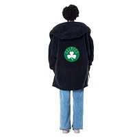 Unisex the Best Lounger World By Jill Martin Boston Celtics Oversized Open-Front Hoodie Sweater