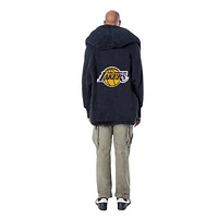 Unisex the Best Lounger World By Jill Martin Los Angeles Lakers Oversized Open-Front Hoodie Sweater