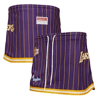 Women's Mitchell & Ness x DANNIJO  Purple Los Angeles Lakers  Micro Skirt