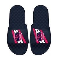 Men's ISlide Navy St. Louis City SC Vertical Stripes Slide Sandals