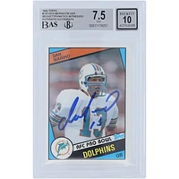 Dan Marino Miami Dolphins Autographed 1984 Topps #123 Beckett Fanatics Witnessed Authenticated /10 Rookie Card
