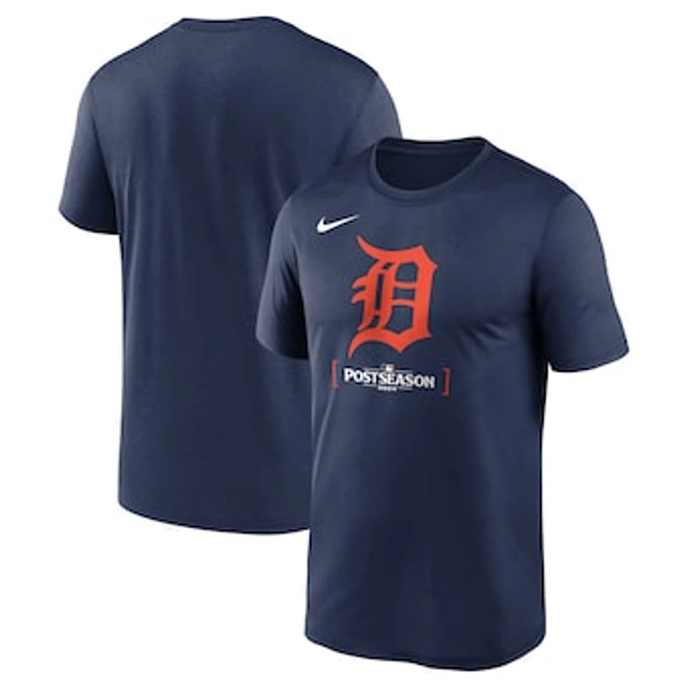 Men's Nike  Navy Detroit Tigers 2024 MLB Postseason Authentic Collection Legend T-Shirt