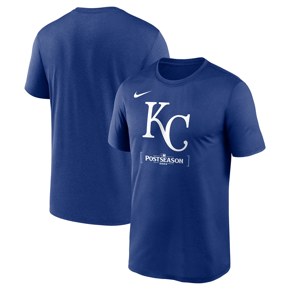 Men's Nike  Royal Kansas City Royals 2024 MLB Postseason Authentic Collection Legend T-Shirt