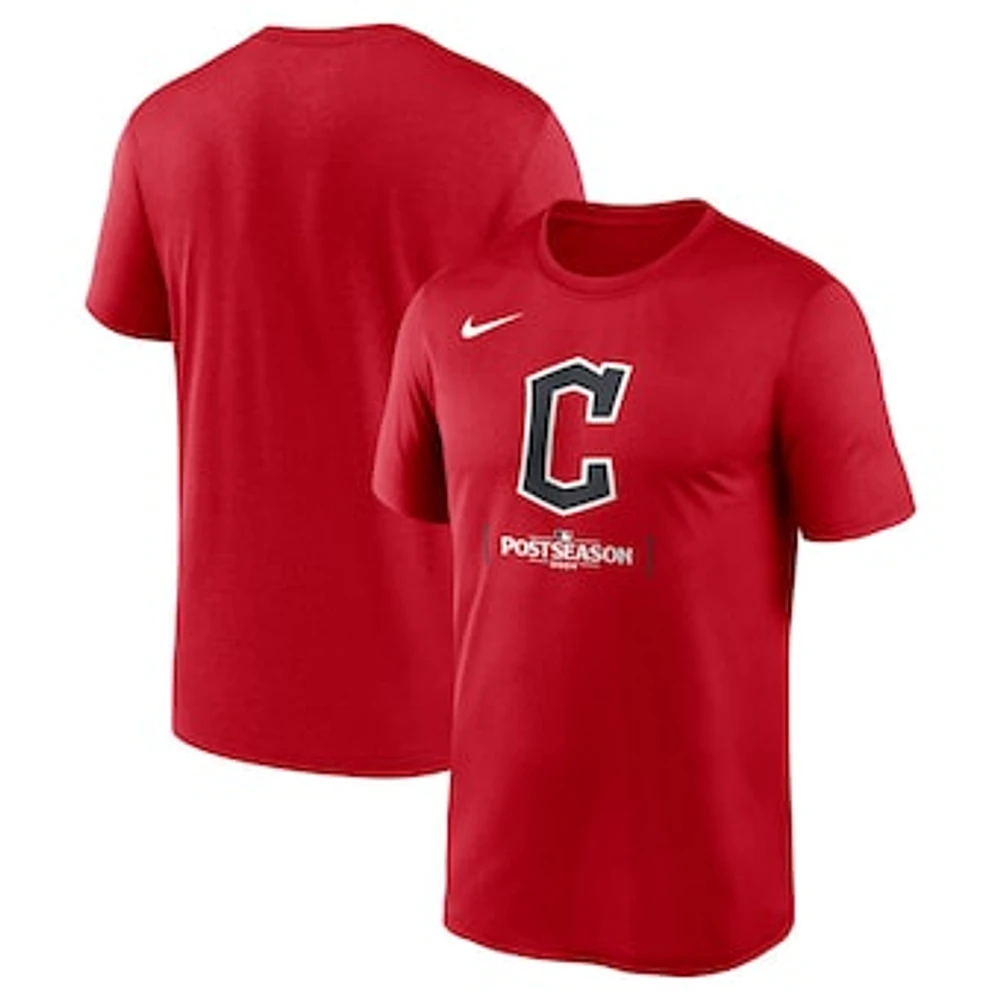 Men's Nike  Red Cleveland Guardians 2024 MLB Postseason Authentic Collection Legend T-Shirt