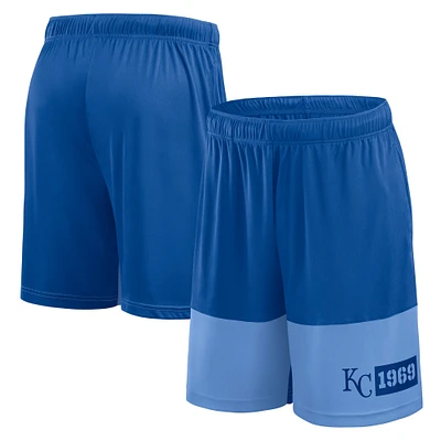 Men's Fanatics Royal Kansas City Royals Best of the Shorts