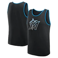 Men's Black Miami Marlins Unmatched Success Tank Top