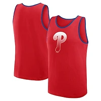 Men's Logo Athletic Red Philadelphia Phillies Unmatched Success Tank Top