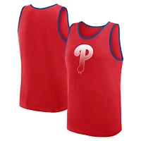 Men's Logo Athletic Red Philadelphia Phillies Unmatched Success Tank Top