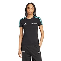 Women's adidas Black Mercedes-AMG Petronas F1 Team Fan Wear DNA Alphaskin T-Shirt