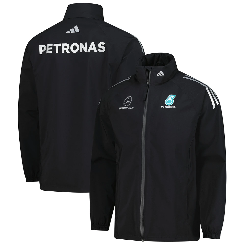 Men's adidas  Black Mercedes-AMG Petronas F1 Team Wear Mechanics Full-Zip Jacket