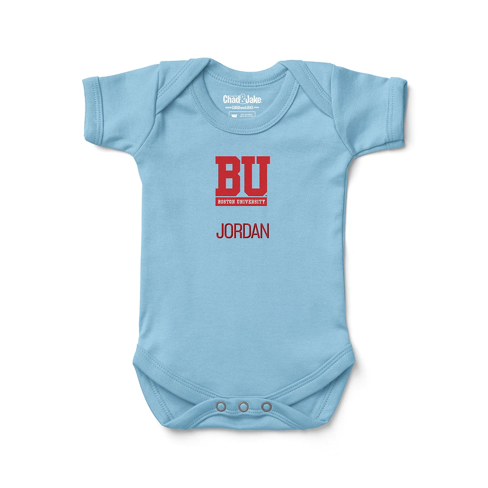 Newborn & Infant Chad Jake Boston University Personalized Team Logo Bodysuit